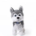 thumbnail image 2 of Variedad de juguetes de peluche para perros eléctricos con control por voz, lindos perros robot interactivos inteligentes para mascotas, husky, 2 of 5