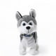 thumbnail image 2 of Variedad de juguetes de peluche para perros eléctricos con control por voz, lindos perros robot interactivos inteligentes para mascotas, husky, 2 of 5