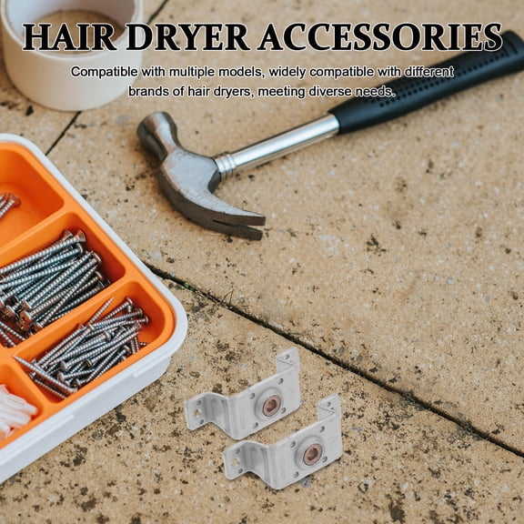DEEPCRAFF Hair Dryer Motor Bracket Replacement Plated Silver Iron Durable Material 10Pcs