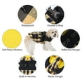 thumbnail image 3 of Dog Winter Coat, Waterproof Warm Dog Vest with D-ring, Reflective Dog Harness Jacket for Small Medium Dogs,Yellow,L, 3 of 8