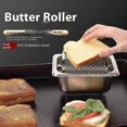 thumbnail image 4 of Stainless Steel Butter Roller Easy to Clean Sturdy Removable Butter Applicator for Burger Shop Outdoor Restaurant Bread-Good, 4 of 5