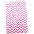 thumbnail image 4 of 100 Qty 4" x 6" Decorative Flat Paper Gift Bags - Pink Chevron Pattern on White Kraft Bags - for Sales/Treats/Parties Cookies/Gifts - N'icePackaging, 4 of 8