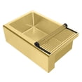 thumbnail image 3 of Whitehaus Collection WHNPLRM-B Noah Plus Stainless Steel Removable Roll Mat - Brass, 3 of 3