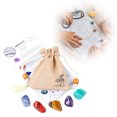 thumbnail image 1 of WIZUTIZ Gemstones Astrology Set Natural Crystal Twelve Constellations Cloth Bag Set Home Gadgets Wrinkle Resistantfade Resistant, 1 of 3