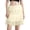 Beige, variant on Women's Mini Lace Slip Skirt Removable Layering Shirt Extender Half Length Undershirt Skirt