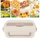 thumbnail image 1 of Contenedor De Almuerzo De Acero Inoxidable 316, Caja De Almacenamiento De Alimentos Portátil De 1000 Ml Para Profesionales, Estudiantes Y Familias, Evita La Mezcla De Sabores,, 1 of 7