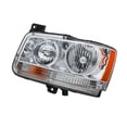 thumbnail image 2 of KarParts360 For Dodge Magnum 2008 Headlight Driver Side | Clear Lens | Chrome Housing | Low/High Beam Type | Reflector Type | Excluded Accent Light | Replacement For CH2502214 | 114-01231L, 4806339AB, 2 of 4