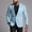 Sky Blue, variant on Mwjwdo Suit Jacket for Men Big and Tall Business Casual Lightweight Sport Coats Open Front One Button Slim Fit Blazer Jackets Army Green M