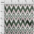 thumbnail image 1 of oneOone Cotton Poplin Fabric Chevron Ikat Decor Fabric Printed BTY 42 Inch Wide, 1 of 4