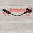 thumbnail image 3 of Coluber Cable Balanced XLR Cable Right Angle Male to Straight Female 75ft., 3 of 7