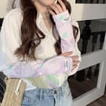 thumbnail image 3 of Sun Protective Ice Silk Arm Sleeves for Girls Ideal for Outdoor Activities, 3 of 8