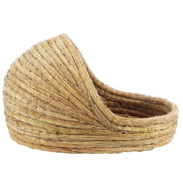 Rabbit grass bed, rabbit woven hay bed, natural handmade grass house for small pets, suitable for Totoro, guinea pigs, hedgehogs, rats(mini version)