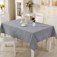 thumbnail image 2 of TopOne Nappe Anti-Huile Anti-Déversement Nappe Housse de Table pour Table à Manger Buffet Fêtes Camping, 2 of 2