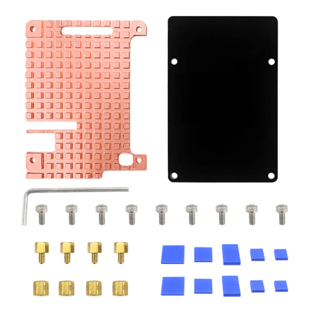 TAPDRA Store Copper Heatsink for Raspberry Pi 4B Efficient Cooling, Easy Installation, Ultra-Thin Design Heatsink