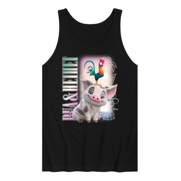 Moana - Pua & Heihei Bootleg - Men's Sleeveless Graphic Tank