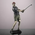 thumbnail image 4 of Estatuilla De Personaje De Golf De Lujo, Estatua De Deporte Moderna Creativa, Figuritas De Arte, Artesanías De Resina Nórdica Para Sala De Estar, Accesorios De Decoración Del Hogar Sweethay  OD014716-03, 4 of 6