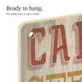 thumbnail image 5 of North Georgia Mountains, Camping Rules, Rustic Typography Birch Wood Wall Sign (6x9 Rustic Home Decor, Ready to Hang Art), 5 of 5