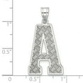 thumbnail image 3 of Collier Pendentif Monogramme Initiale Lettre A en Argent Sterling 925, 3 of 8
