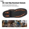 thumbnail image 5 of SMILIN Men's Steel Toe Work Boots, Waterproof Slip Resistant EH Protection, Industrial Motorcycle Safety Boots, Brown, Size 10, 5 of 9