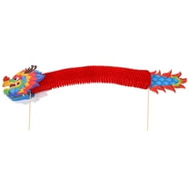 GOOHOCHY Vibrant Chinese 3D Paper Dragon Decoration for New Year Party Photo Props and Home Decor Multi