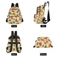 thumbnail image 4 of FORMRS Mini Backpack Purse for Women Travel Daypack Casual Shoulder Bag, Beige Leaves, 4 of 7