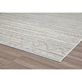 thumbnail image 2 of Rugs America Lennox LX10A Misty Blue Oriental Transitional Cream Area Rug, 2'x8', 2 of 6