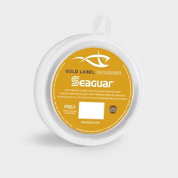 Seaguar 40GL50 Gold Label 40lb Fluorocarbon Fishing Leader Line (50 Yards)