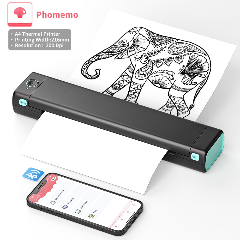 Phomemo Portable Printer M08FLetter Bluetooth Printer Support 8.5" X