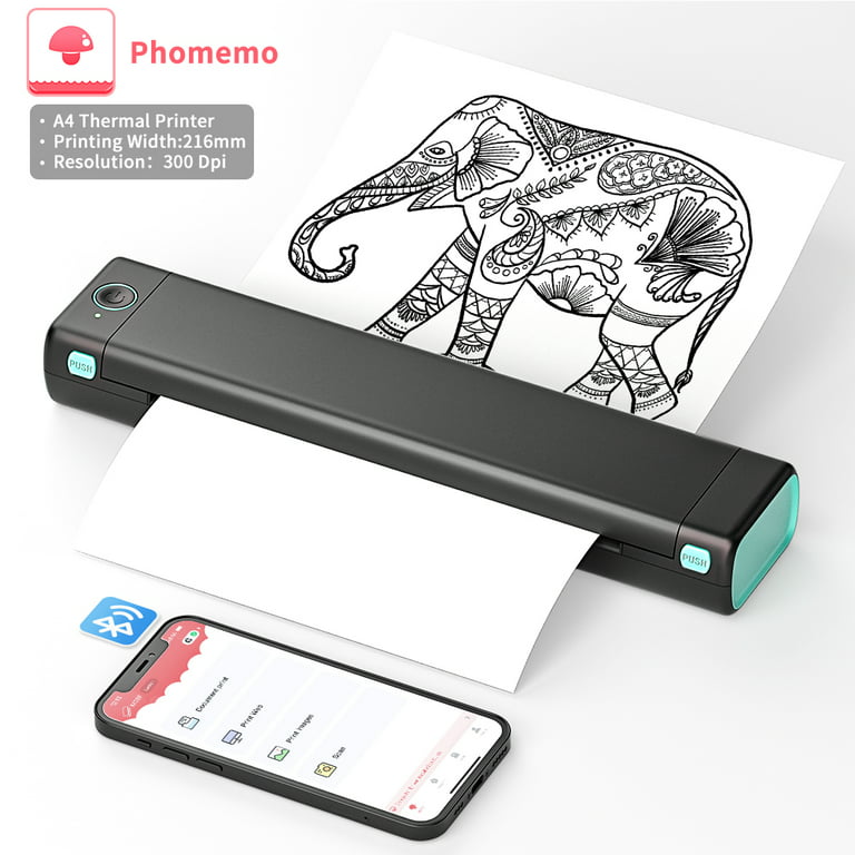 Phomemo M08F Letter & A4 Portable Printer Thermal Printer