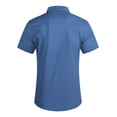 thumbnail image 6 of COOFANDY Men's Cotton Linen Henley Shirt Short Sleeve Hippie Casual Beach T-Shirts with Pocket, 6 of 8