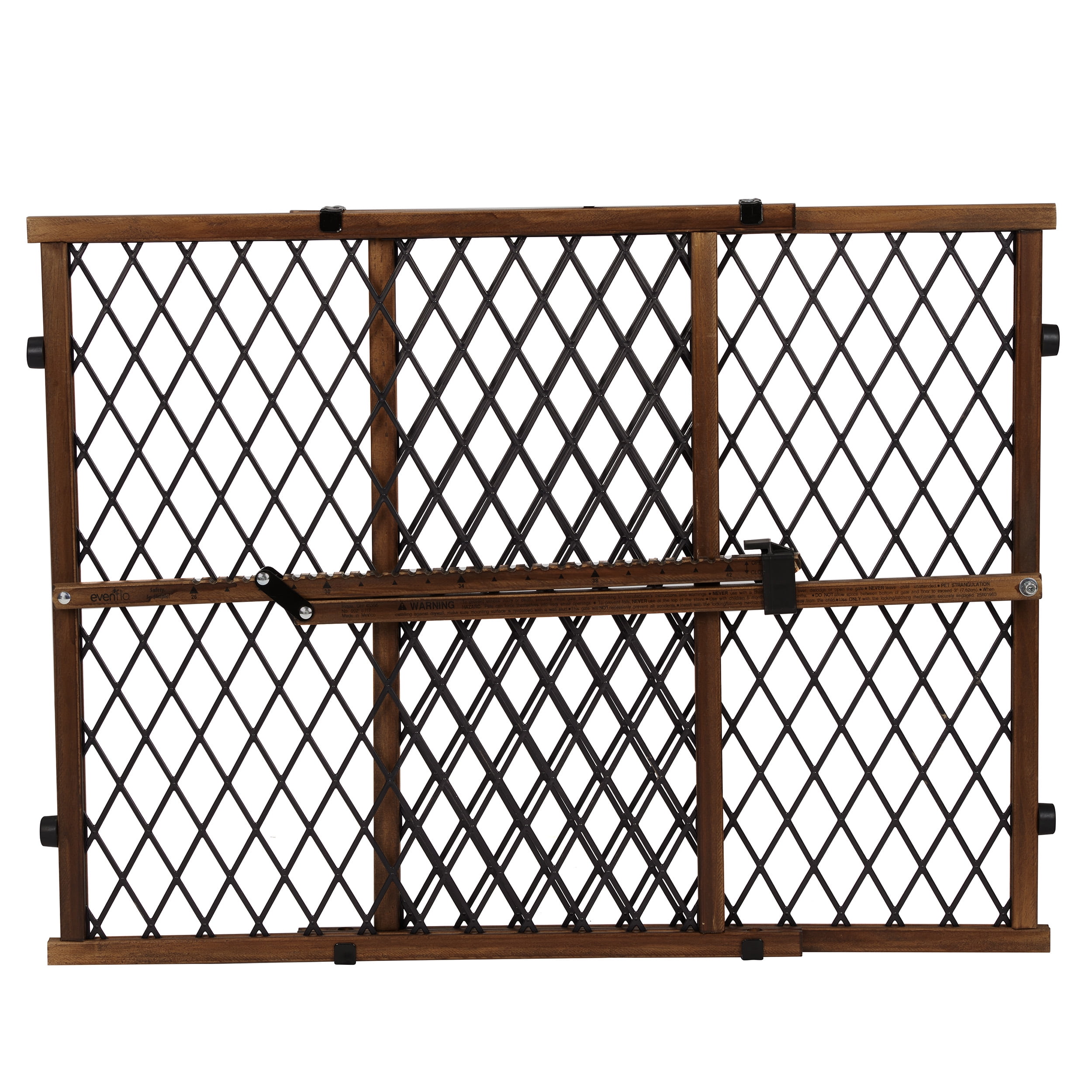 Evenflo Position & Lock Baby Gate, 26'-42', Farmhouse Collection