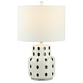 thumbnail image 3 of SAFAVIEH Sonny 24 in. Pineapple Ceramic Table Lamp, White, 3 of 4