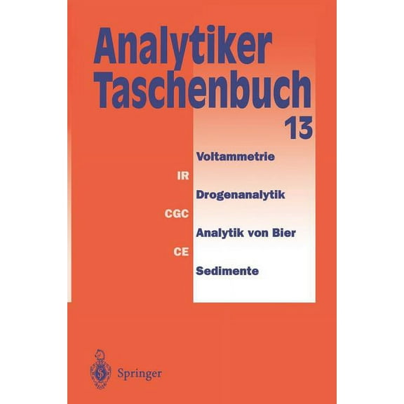 Analytiker-Taschenbuch Analytiker-Taschenbuch, Book 13, (Paperback)