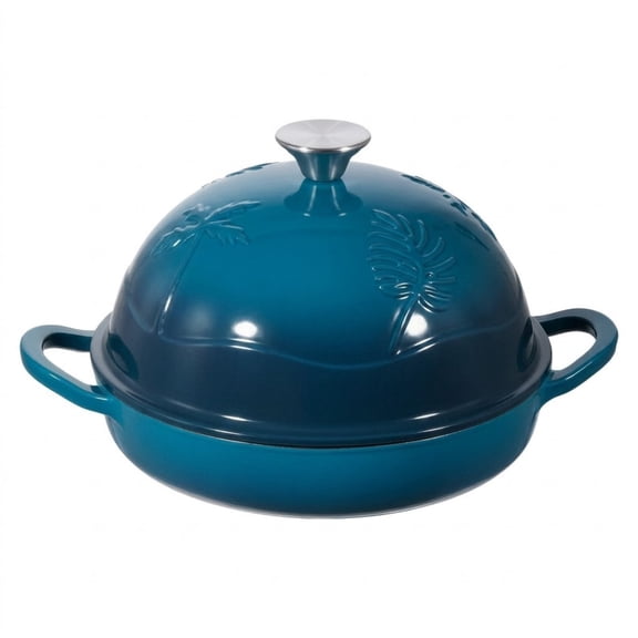 5 Quart Enameled Cast Iron Dutch Oven with Lid and Dual Handles, Heavy-Duty Cookware for Sourdough Bread Baking, Induction Compatible up to 500°F