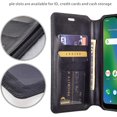 thumbnail image 3 of Cricket Influence Case /AT&T Maestro Plus Case [Kickstand] Leather Wallet Phone Case Cover ID & Credit Card Slot for Girls Women - Black, 3 of 6