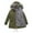 Army Green, variant on Women's Mid-length Hooded Winter Warm Fleece Lined Cotton Padded Parka Coat, Army Green, Size L
