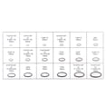 thumbnail image 4 of 270pcs 18 Size Purple Universal Rubber O-Ring Seal Gasket Assortment for Car Auto, 4 of 6