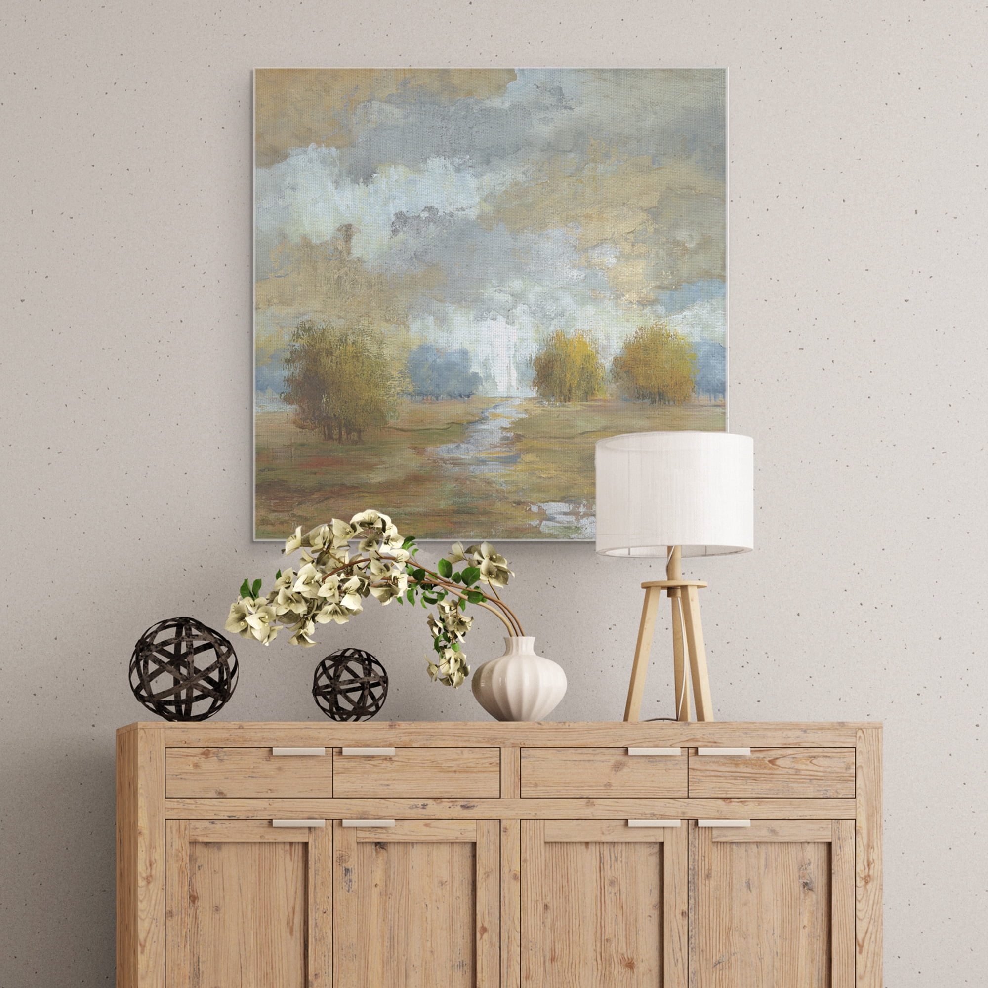 Lush Meadow I by Nan Wrapped Canvas Art Painting Art Print
