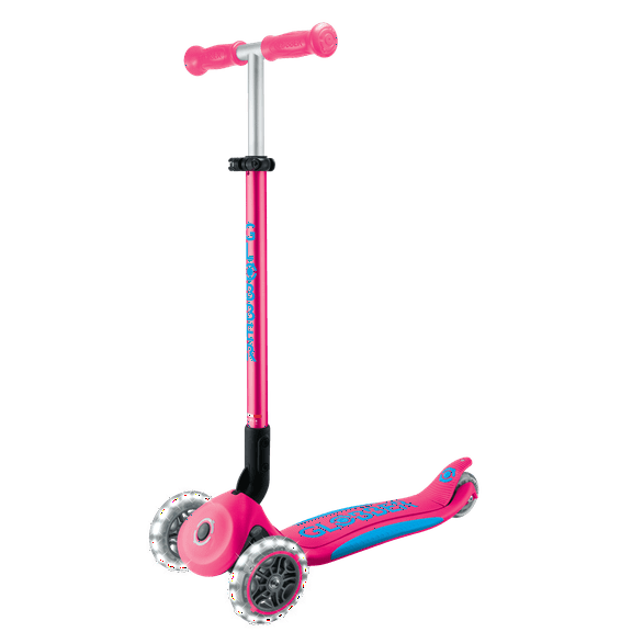 Globber Elite Lights Scooter - Fuchsia