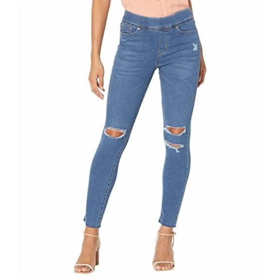 LEVI STRAUSS SIGNATURE GOLD WOMEN'S PULL-ON JEANS, SEQUOIA GROVE 5D, 26 LONG