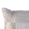 thumbnail image 3 of Housse d'Oreiller, Housse d'Oreiller Blanche 18x18 Pouces (45x45 cm), Housses de Coussin Blanches de Designer, Housse d'Oreillers Uni Écrasé, Housse d'Oreillers Carrée en Soie Écrasée, Patchwork - Pure Dreams, 3 of 3