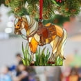 thumbnail image 5 of Elainilye Acrylic Christmas Ornament Tree Decoration Pendant for Festive Decor, Clear Hanging Design with Holiday Motifs, Tree and Home Accent Piece for Seasonal Use, 5 of 5