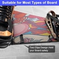 thumbnail image 6 of Tnobhg Horizontal Snowboard Wall Mount Clips Snowboard Wall Rack Sturdy Strong Load-bearing Snowboard Display Wall Mount Rack, 6 of 7
