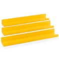 thumbnail image 1 of Estantería para discos de vinilo MÖNKE VRS2M, 3 estantes metálicos, color amarillo, 1 of 5