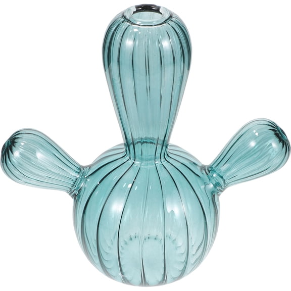 ROMANSENTIAL Glass Flower Pots Modern Decorative Vase 1Pcs for Living Room