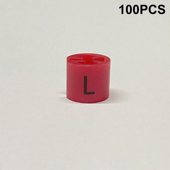100pcs Coat Hanger Sizer Tag Plastic Garment SizeMarker Tags Rings For Clothes Shop Store Hanger XS S M L XL 3XL-5XL