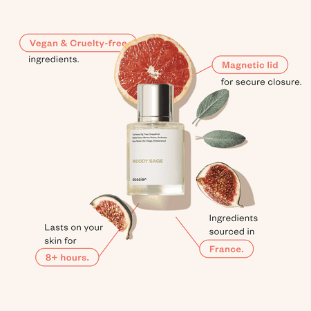 Dossier Woody Sage Inspired by Jo Malone's Wood Sage & Sea Salt Eau De Parfum, Unisex Perfume, Size: 50ml / 1.7Oz.