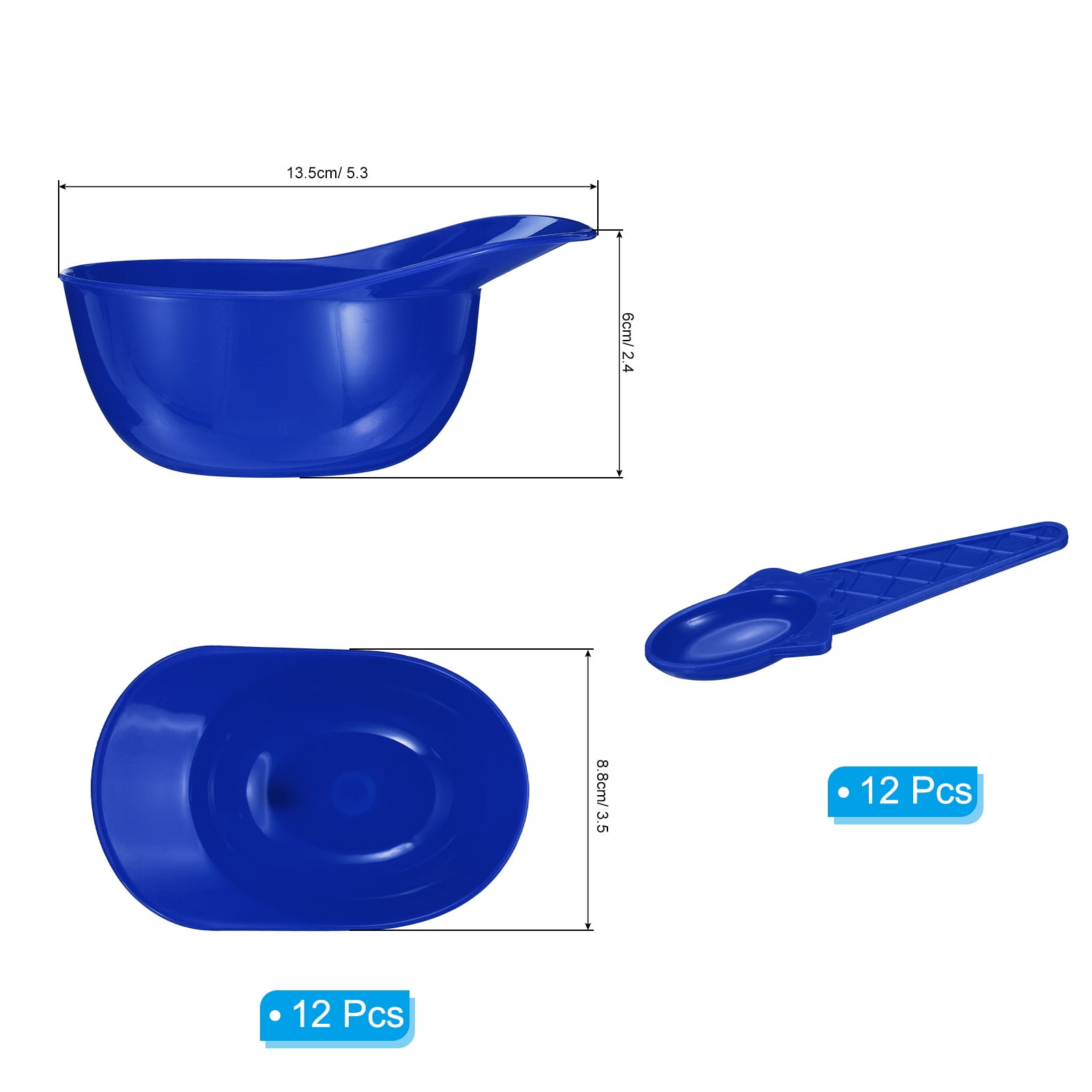 12 Set Ice Cream Bowls And Spoons Set, 8oz Baseball Cap Ice Cream Bowl Baseball Helmet Dessert Bowls Plastic,3 Color - Walmart Supplies - View #5
