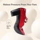 thumbnail image 5 of Zapatos DREAM PAIRS SDOX2301W Tacones Mary Jane para Mujer Rojo, 5 of 9