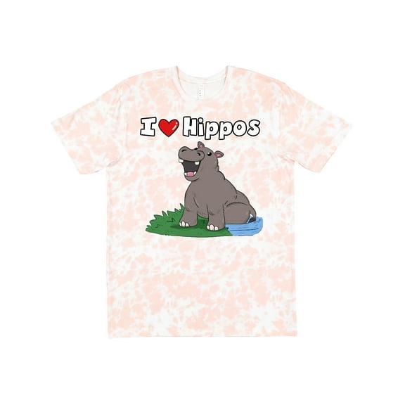 Inktastic I Love Hippos T-Shirt